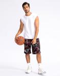 Men's Quick-Dry Basketball Shorts with Zipper Pockets