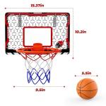 EagleStone Mini Basketball Hoop Set for Indoor Fun