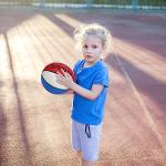KUYOTQ Mini Size 3 Kids Rubber Basketball
