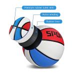 KUYOTQ Mini Size 3 Kids Rubber Basketball