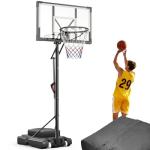44-Inch Adjustable Portable Basketball Hoop for All