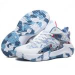 Men's Anti-Slip Basketball Shoes, White, Size 9.5