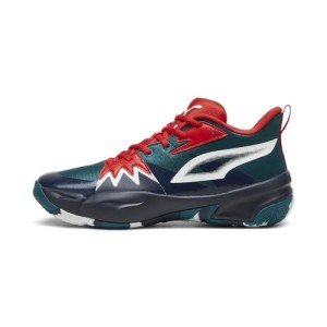 PUMA Men's Genetics Basketball Shoes - Club Navy/Cold Green