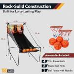 Hathaway Sure Shot 81" Indoor Basketball Arcade Game