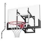Adjustable 52-Inch Wall Mount Basketball Hoop