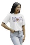 Blue 84 Women's NBA Cropped T-Shirt - White