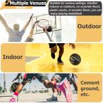 Senston Official Size 7 Rubber Basketball with Pump