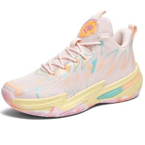 Lightweight Women's Basketball Shoes - Pink Airflow Style