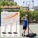 Adjustable Kids Basketball Hoop for Outdoor Fun
