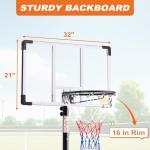 Adjustable Kids Basketball Hoop for Outdoor Fun
