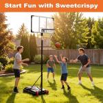 Adjustable Kids Basketball Hoop for Outdoor Fun