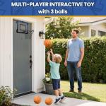 QDRAGON Mini Basketball Hoop for Door with Balls