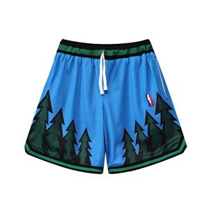 Men's Basketball Workout Shorts - Forest Blue XL