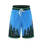 Men's Basketball Workout Shorts - Forest Blue XL