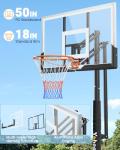 10FT Adjustable In-Ground Basketball Hoop System