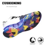 ASHION Men's High-Top Basketball Sneakers - Black & White