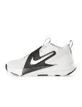 Nike Kid's Team Hustle D Basketball Shoes - White/Black