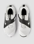 Nike Kid's Team Hustle D Basketball Shoes - White/Black