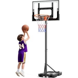 TONBUX Adjustable Kids Basketball Hoop for Outdoors