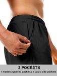Aolesy Men's Lightweight 9" Basketball Gym Shorts