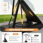 PIZZELLO 52 Inch Adjustable Portable Basketball Hoop