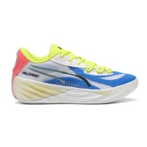 PUMA Men's All-Pro Nitro Sneakers - White/Yellow/Pink