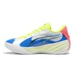 PUMA Men's All-Pro Nitro Sneakers - White/Yellow/Pink