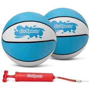 GoSports 2 Pack Water Basketballs - Sizes 3 & 6