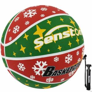 Senston Size 7 Outdoor Basketball with Pump