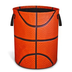 Foldable Basketball Laundry Hamper Bag 17.7x13.7 Inch
