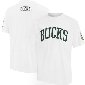 Milwaukee Bucks Super Soft Men's T-Shirt, White