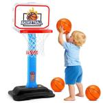 Adjustable Toddler Basketball Hoop with Balls