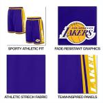 LA Lakers Men's Classic Basketball Shorts, Large