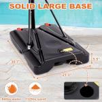 Adjustable Portable Basketball Hoop for Outdoors