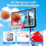 Adjustable 40-Inch Outdoor Basketball Hoop System