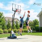 Soozier Portable Adjustable Basketball Hoop 8-10ft
