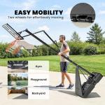 Soozier Portable Adjustable Basketball Hoop 8-10ft