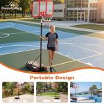 Adjustable Kids Basketball Hoop for Outdoor Fun