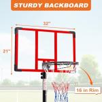 Adjustable Kids Basketball Hoop for Outdoor Fun