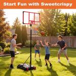 Adjustable Kids Basketball Hoop for Outdoor Fun