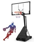 PIZZELLO Adjustable Outdoor Basketball Hoop 44 Inch