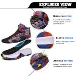 ASHION Men’s High Top Basketball Shoes Size 11