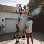 PIZZELLO Adjustable Outdoor Basketball Hoop 44 Inch