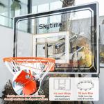 Portable Outdoor Basketball Hoop with Adjustable Height