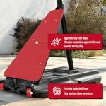 Portable Outdoor Basketball Hoop with Adjustable Height