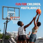 Portable Outdoor Basketball Hoop with Adjustable Height