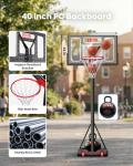 Adjustable Portable Basketball Hoop for All Ages