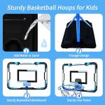 Nattork Adjustable Kids Basketball Hoop with Balls