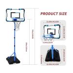 Nattork Adjustable Kids Basketball Hoop with Balls