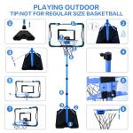Nattork Adjustable Kids Basketball Hoop with Balls